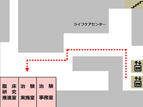 病院構内